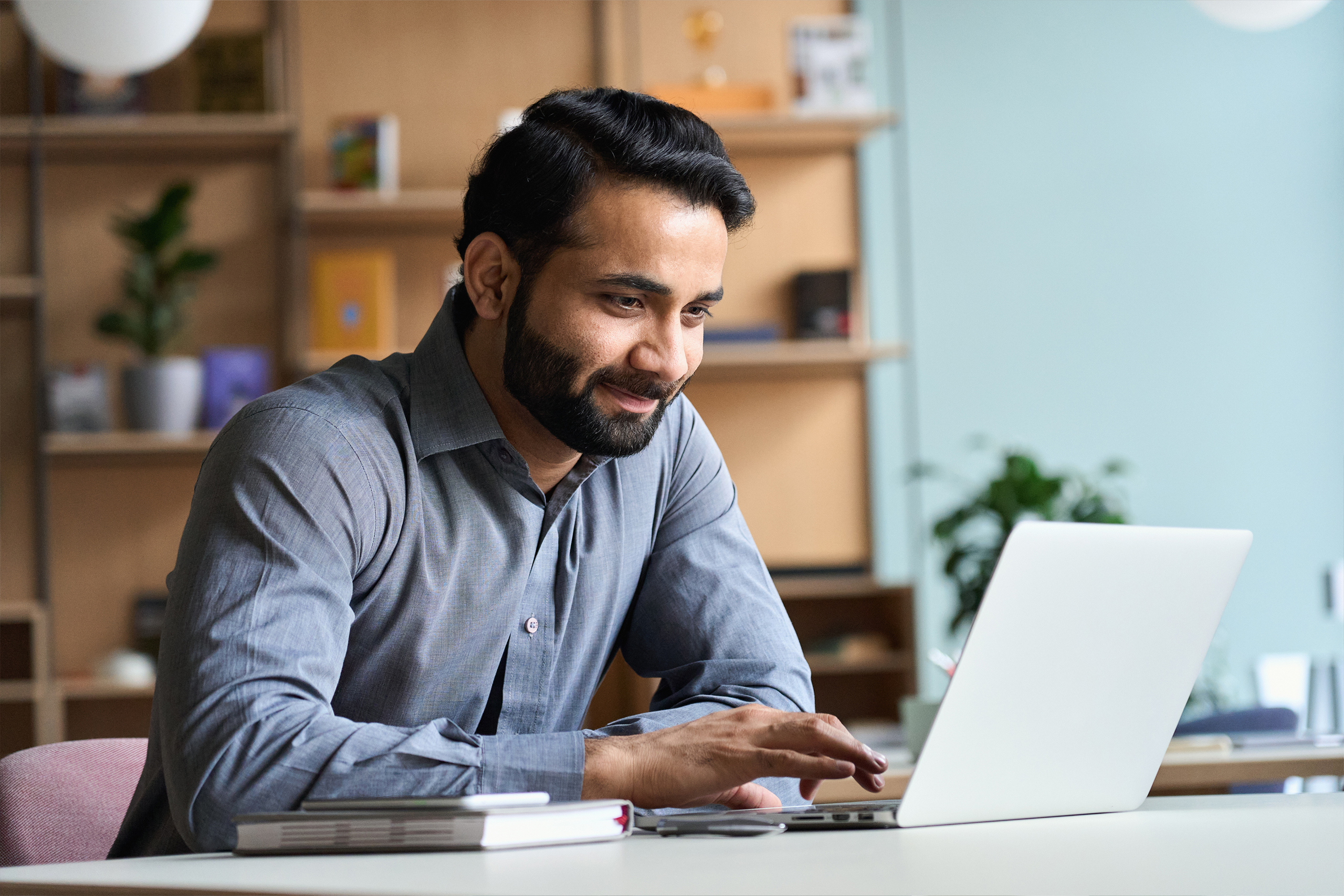 man on laptop