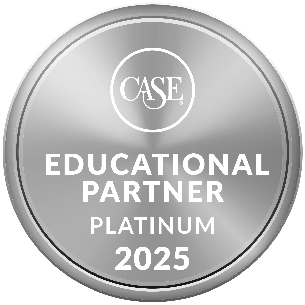 CASE Platinum Educational Partner 2025 Badge