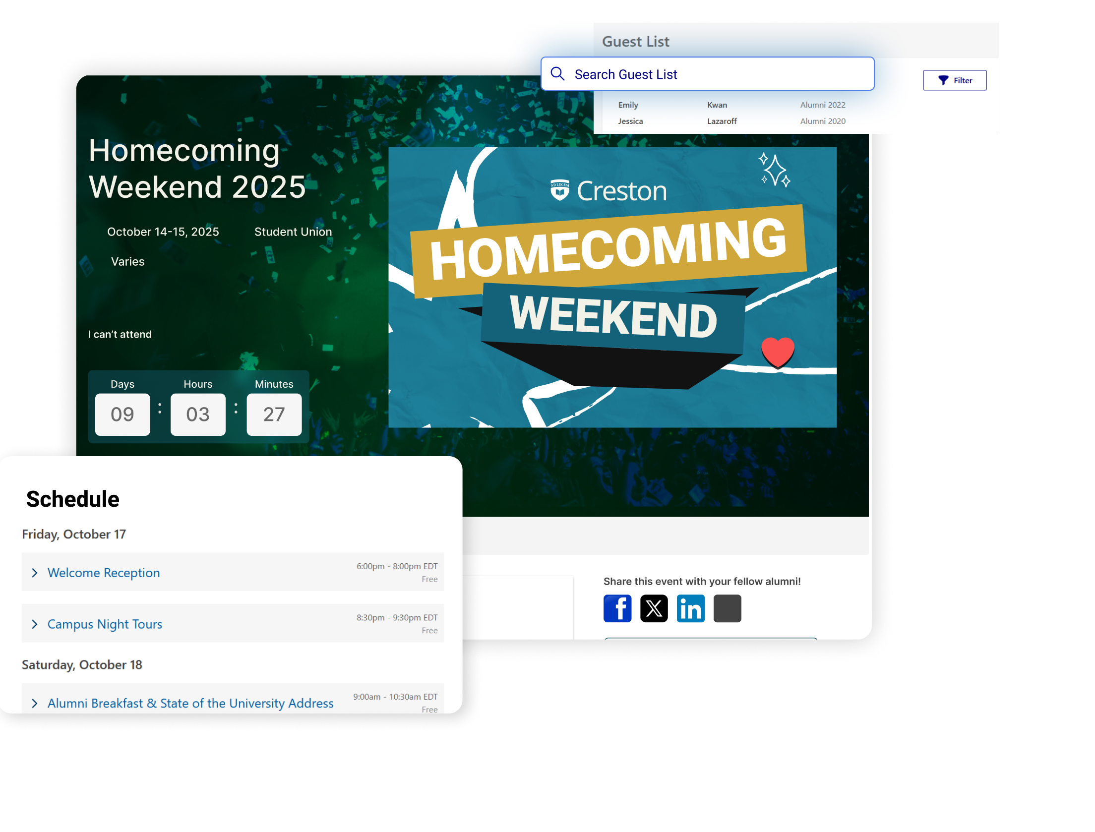 GC Events User Interface Composite.