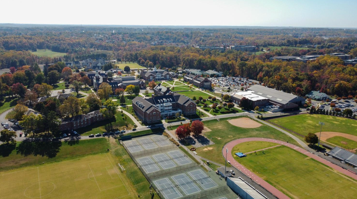 Aerial Campus Shot of McDonogh school